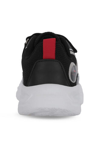 Slazenger KELSY Erkek Çocuk Siyah / Kırmızı Günlük Spor Ayakkabısı - Thumbnail