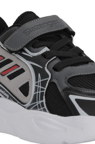 Slazenger KELSY Erkek Çocuk Siyah / Kırmızı Günlük Spor Ayakkabısı - Thumbnail
