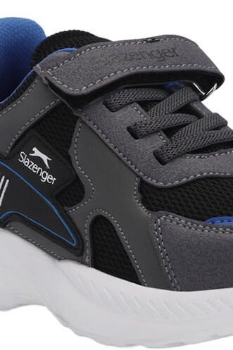 Slazenger KEMBA Boys' Sneaker Black - Dark Grey - Thumbnail