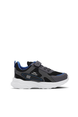 Slazenger - Slazenger KEMBA Boys' Sneaker Black - Dark Grey