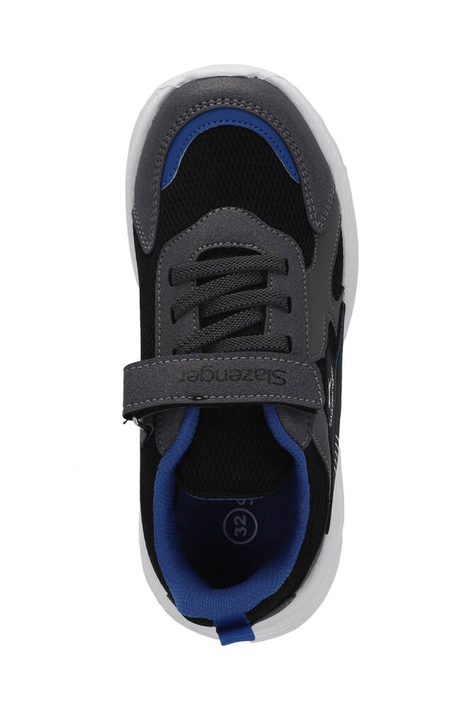 Slazenger KEMBA Erkek Çocuk Sneaker Ayakkabı Siyah - Koyu Gri