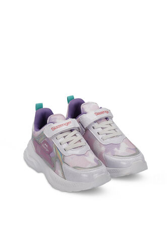 Slazenger KEMBA Girls' Sneaker White - Lilac - Thumbnail