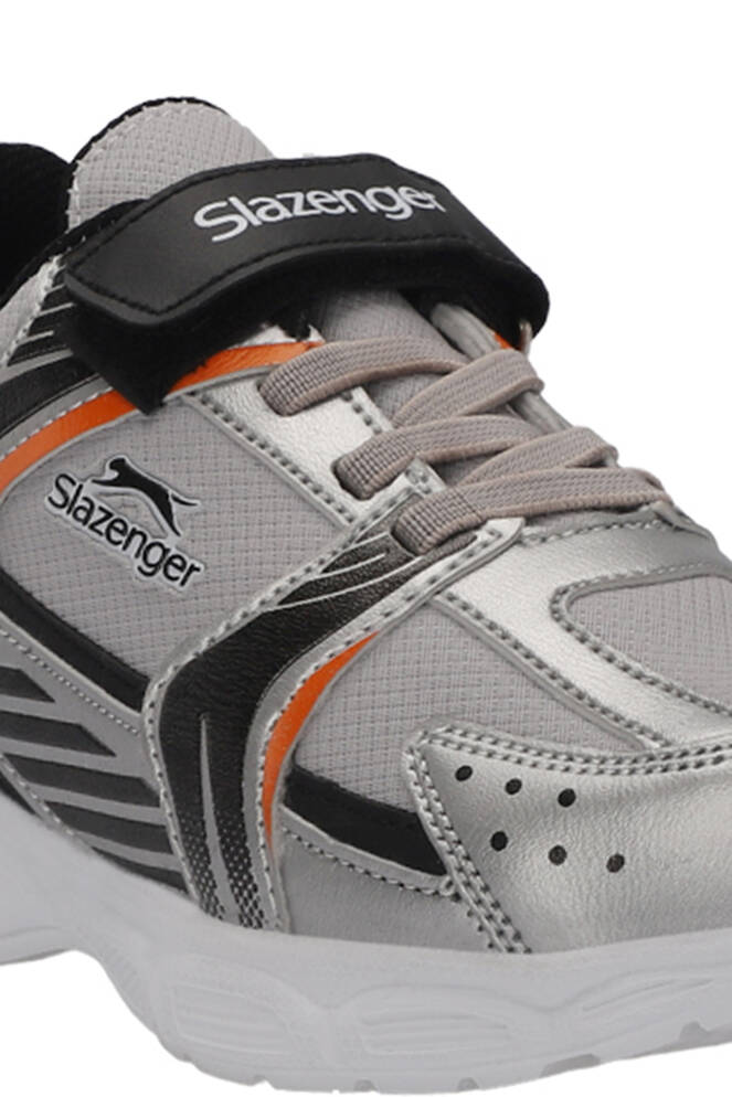 Slazenger KENDALL Erkek Çocuk Sneaker Ayakkabıları Gri - Siyah