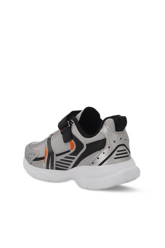 Slazenger KENDALL Erkek Çocuk Sneaker Ayakkabıları Gri - Siyah - Thumbnail