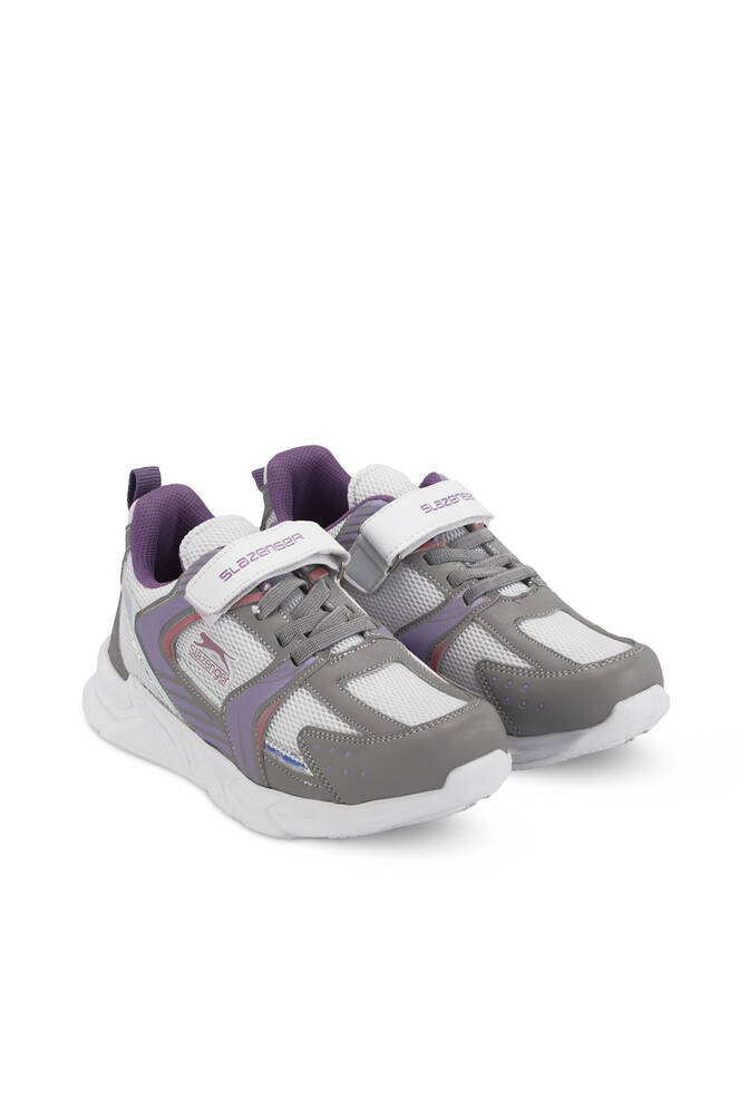 Slazenger KENDALL Girls' Kids' Sneaker Shoes Gray - Fuchsia