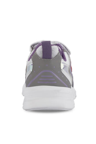 Slazenger KENDALL Girls' Kids' Sneaker Shoes Gray - Fuchsia - Thumbnail