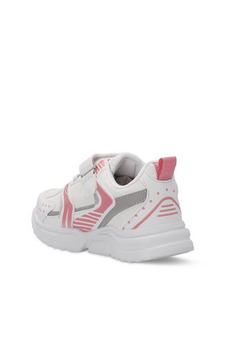 Slazenger KENDALL Kız Çocuk Sneaker Ayakkabıları Beyaz - Pembe - Thumbnail