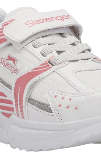 Slazenger KENDALL Kız Çocuk Sneaker Ayakkabıları Beyaz - Pembe - Thumbnail