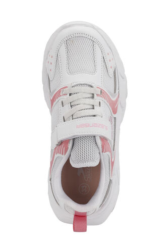 Slazenger KENDALL Kız Çocuk Spor Ayakkabıları Beyaz - Pembe - Thumbnail