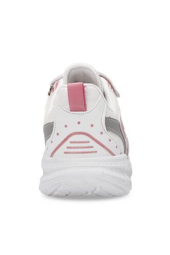 Slazenger KENDALL Unisex Çocuk Sneaker Ayakkabıları Beyaz - Pembe - Thumbnail