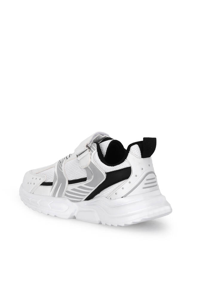 Slazenger KENDALL Unisex Çocuk Cırt Cırtlı Beyaz / Siyah Günlük Spor Ayakkabısı