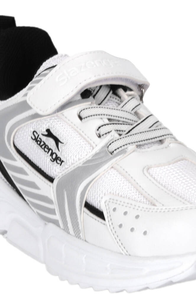 Slazenger KENDALL Unisex Çocuk Cırt Cırtlı Beyaz / Siyah Günlük Spor Ayakkabısı