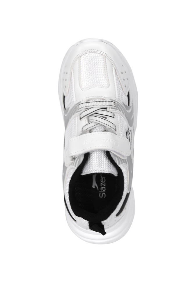 Slazenger KENDALL Unisex Çocuk Cırt Cırtlı Beyaz / Siyah Günlük Spor Ayakkabısı
