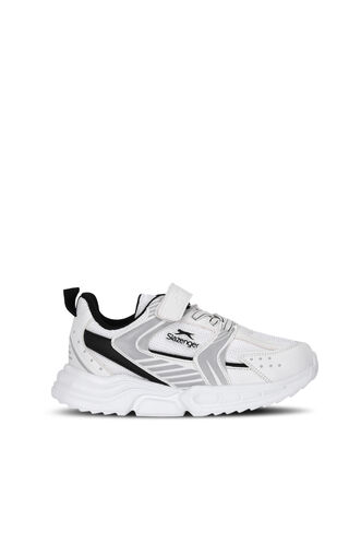 Slazenger - Slazenger KENDALL Unisex Çocuk Cırt Cırtlı Beyaz / Siyah Günlük Spor Ayakkabısı