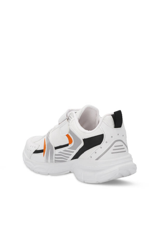 Slazenger KENDALL Unisex Çocuk Sneaker Ayakkabıları Beyaz - Turuncu