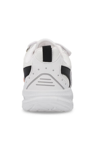 Slazenger KENDALL Unisex Çocuk Sneaker Ayakkabıları Beyaz - Turuncu - Thumbnail