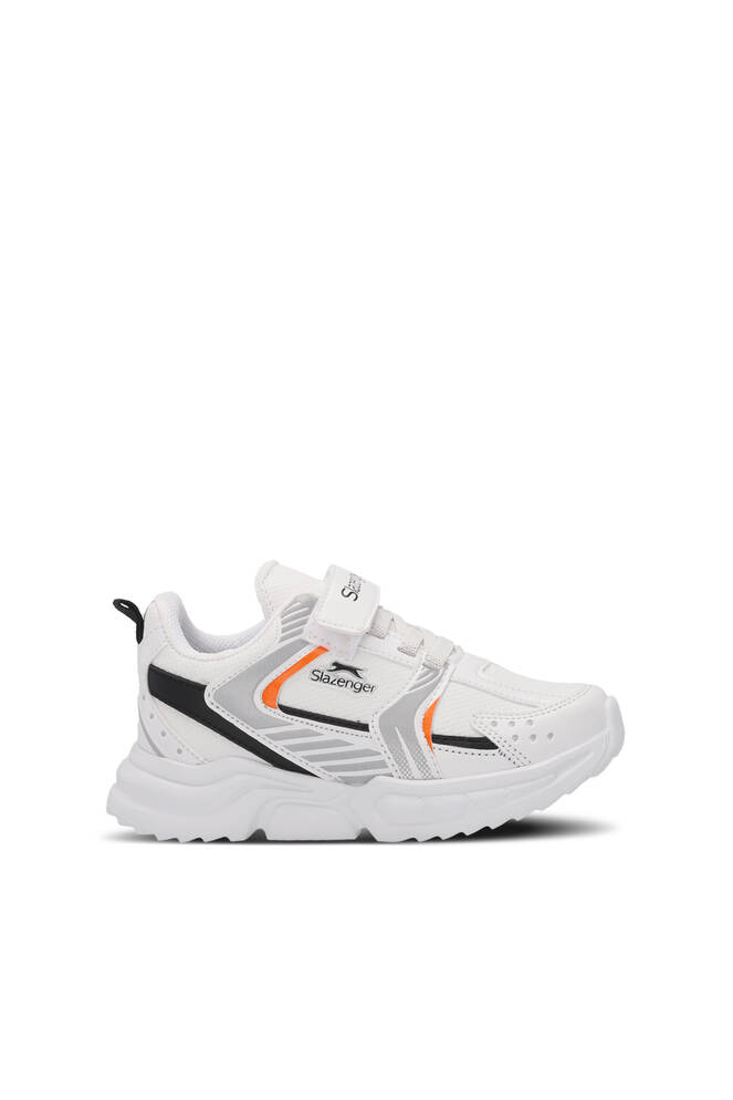 Slazenger KENDALL Unisex Çocuk Sneaker Ayakkabıları Beyaz - Turuncu