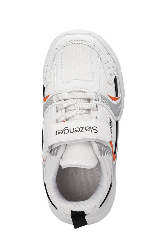Slazenger KENDALL Unisex Çocuk Sneaker Ayakkabıları Beyaz - Turuncu