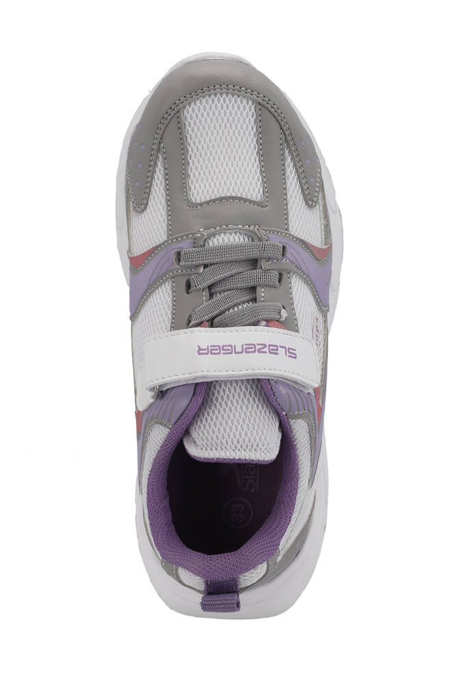 Slazenger KENDALL Kız Çocuk Cırt Cırtlı Gri / Fuşya Günlük Spor Ayakkabısı