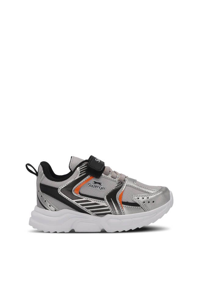 Slazenger KENDALL Unisex Çocuk Sneaker Ayakkabıları Gri - Siyah