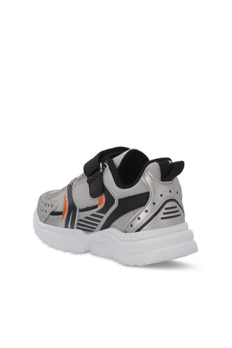 Slazenger KENDALL Unisex Çocuk Sneaker Ayakkabıları Gri - Siyah - Thumbnail