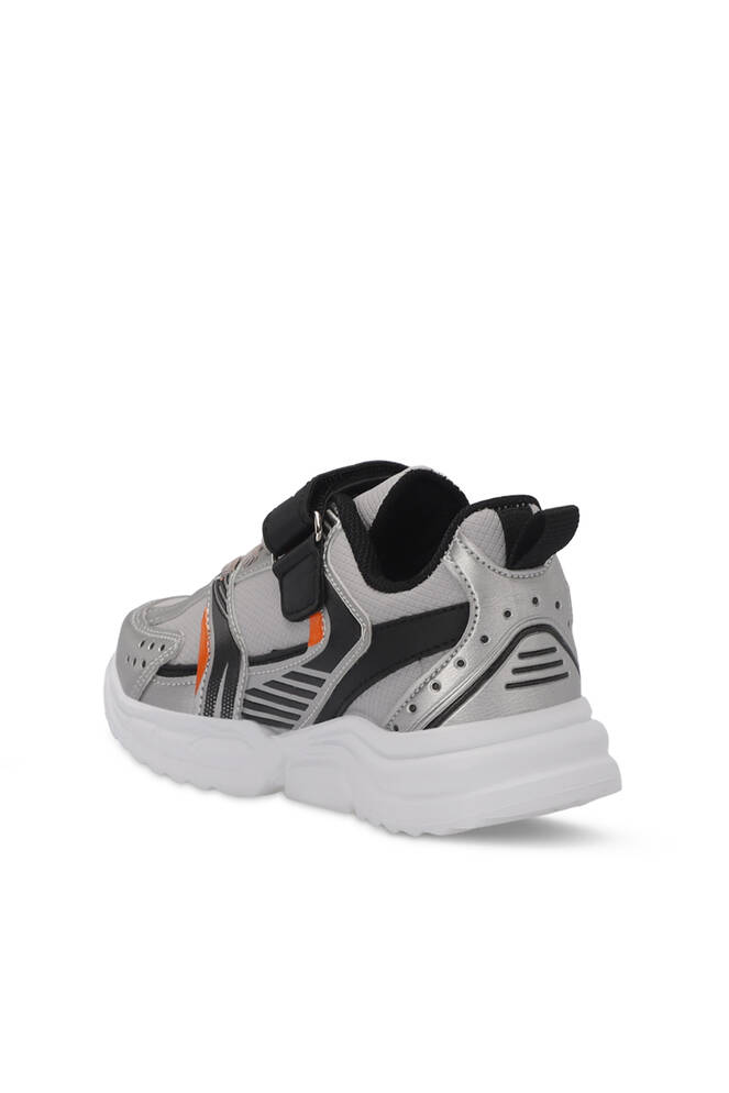 Slazenger KENDALL Unisex Çocuk Sneaker Ayakkabıları Gri - Siyah