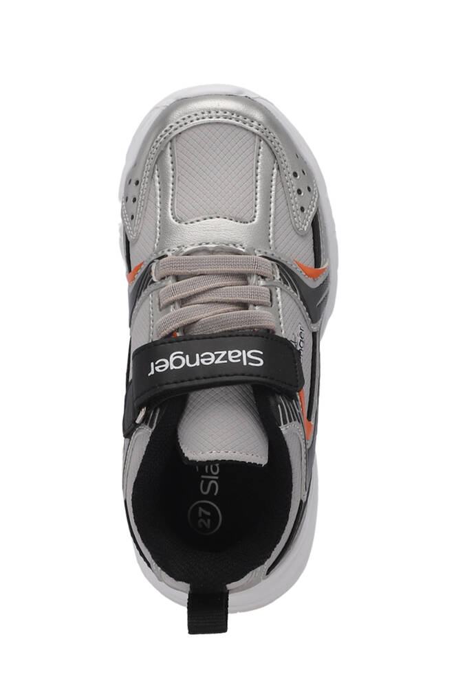Slazenger KENDALL Unisex Çocuk Sneaker Ayakkabıları Gri - Siyah