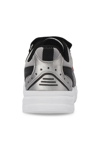 Slazenger KENDALL Unisex Çocuk Sneaker Ayakkabıları Gri - Siyah - Thumbnail