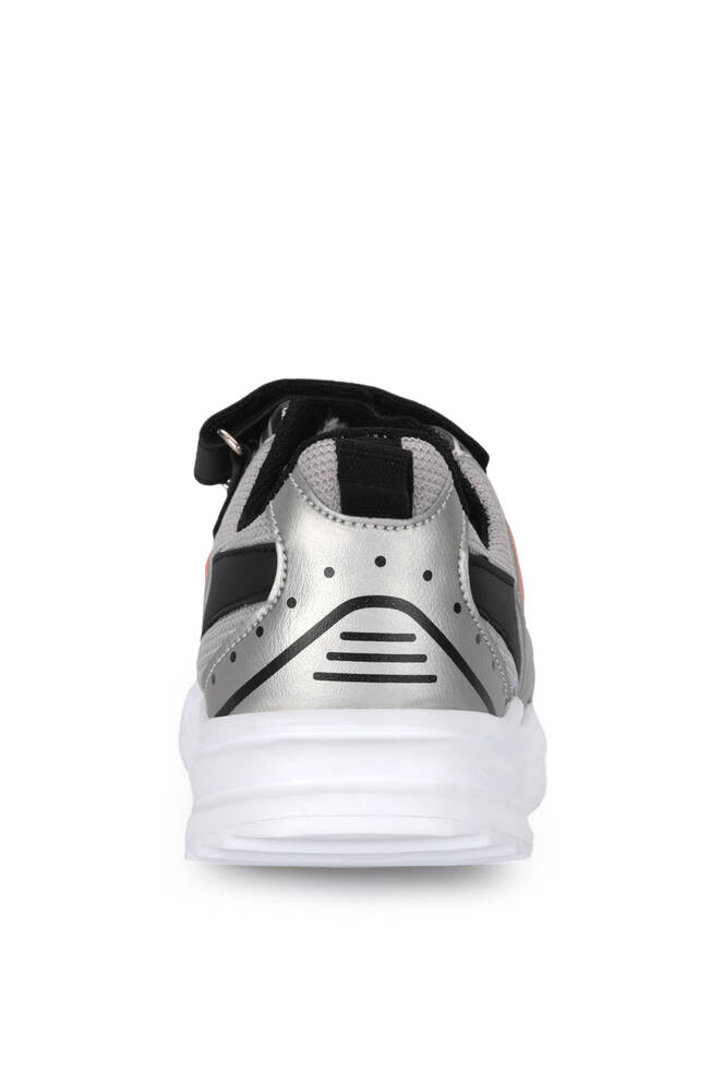 Slazenger KENDALL Unisex Çocuk Cırt Cırtlı Gri / Siyah Günlük Spor Ayakkabısı