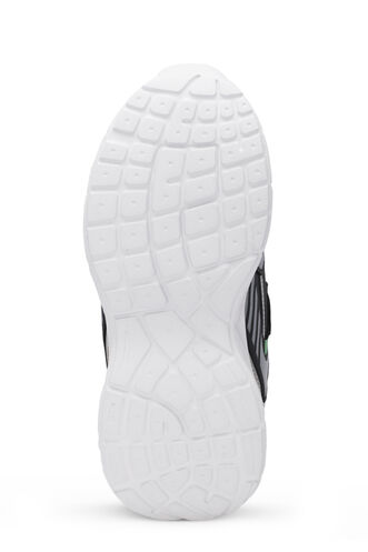 Slazenger KENDALL Unisex Çocuk Sneaker Ayakkabıları Siyah - Beyaz - Thumbnail