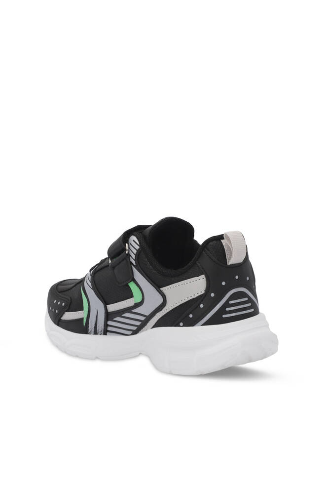Slazenger KENDALL Unisex Çocuk Sneaker Ayakkabıları Siyah - Beyaz