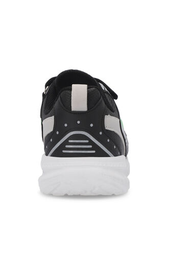 Slazenger KENDALL Unisex Çocuk Sneaker Ayakkabıları Siyah - Beyaz - Thumbnail