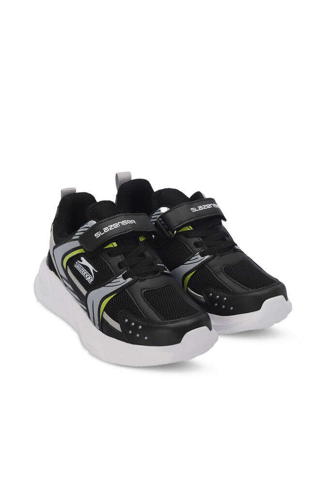 Slazenger KENDALL Unisex Çocuk Spor Ayakkabıları Siyah - Beyaz