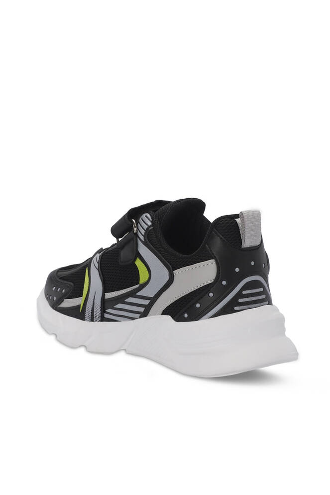 Slazenger KENDALL Unisex Çocuk Spor Ayakkabıları Siyah - Beyaz