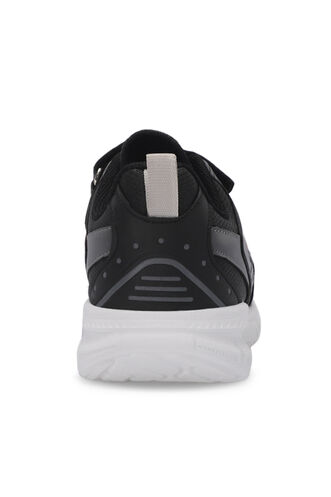 Slazenger KENDALL Unisex Çocuk Sneaker Ayakkabıları Siyah - Koyu Gri - Thumbnail