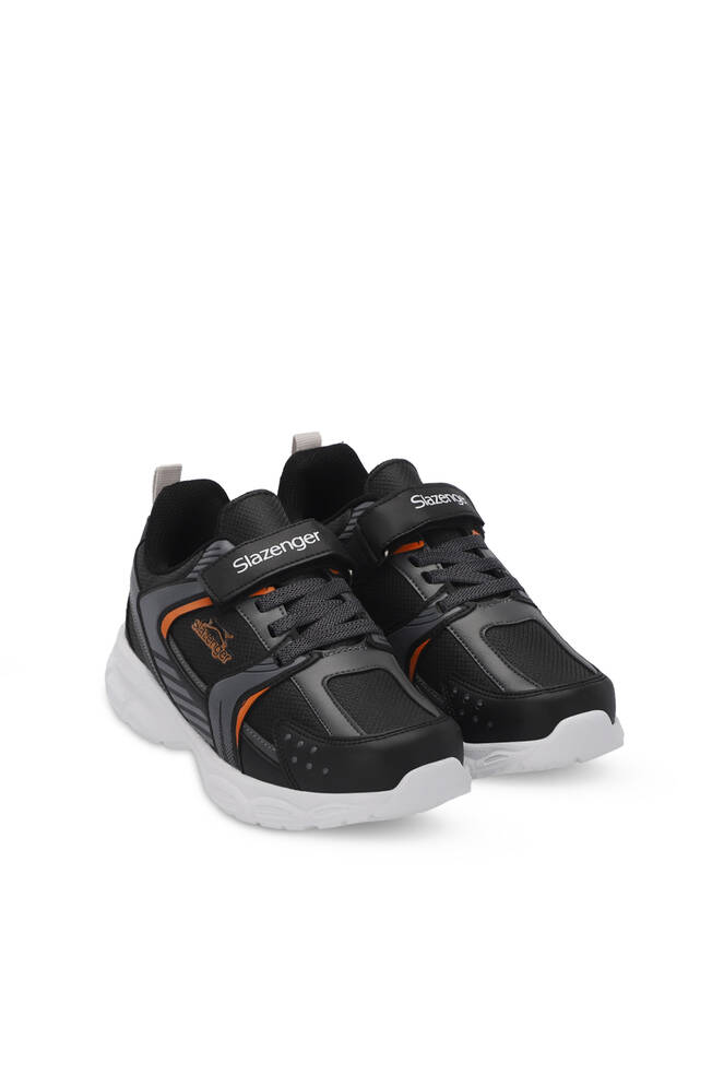 Slazenger KENDALL Unisex Çocuk Sneaker Ayakkabıları Siyah - Koyu Gri