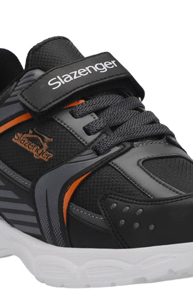 Slazenger KENDALL Unisex Çocuk Sneaker Ayakkabıları Siyah - Koyu Gri