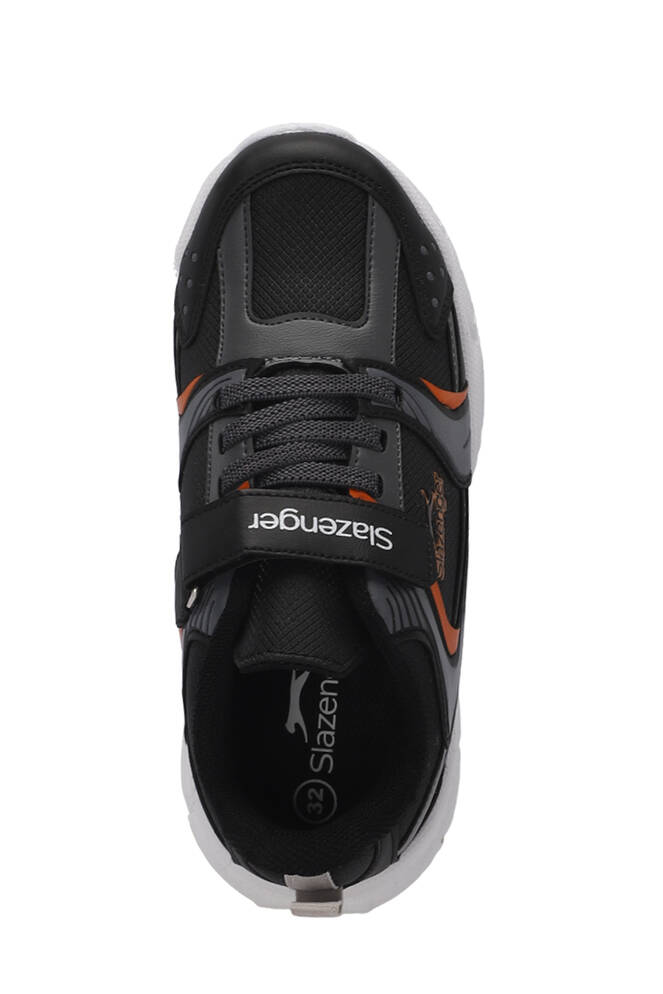 Slazenger KENDALL Unisex Çocuk Sneaker Ayakkabıları Siyah - Koyu Gri