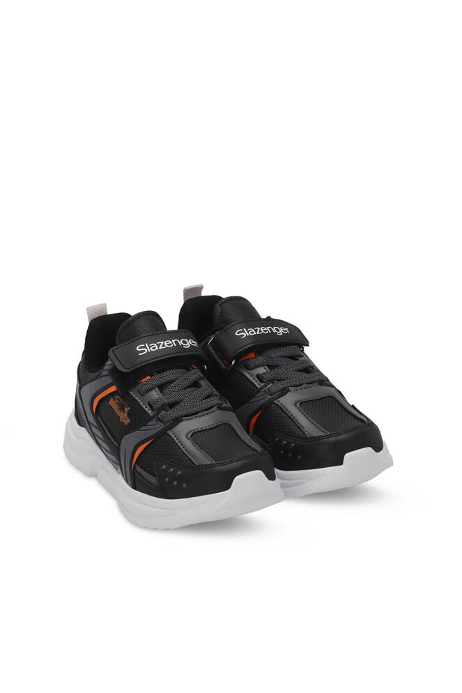 Slazenger KENDALL Unisex Çocuk Sneaker Ayakkabıları Siyah - Koyu Gri