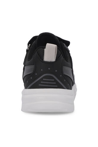Slazenger KENDALL Unisex Çocuk Sneaker Ayakkabıları Siyah - Koyu Gri - Thumbnail