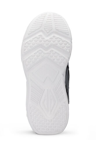 Slazenger KENDALL Unisex Kids' Sneaker Shoes Black - White - Thumbnail