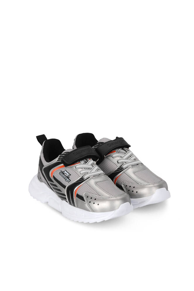 Slazenger KENDALL Unisex Kids' Sneaker Shoes Gray - Black