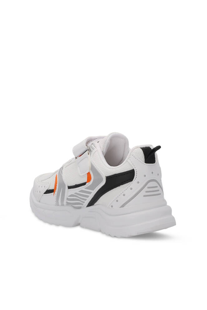 Slazenger KENDALL Unisex Kids Sneaker Shoes White - Orange