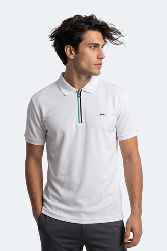 Slazenger - Slazenger KENSHIN Erkek Beyaz Tişört