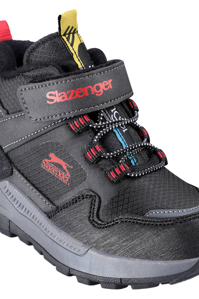 Slazenger KENZIE IN Erkek Çocuk Cırt Cırtlı Siyah / Kırmızı Bot