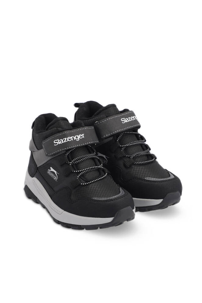 Slazenger KENZIE IN Erkek Çocuk Cırt Cırtlı Siyah / Beyaz Bot
