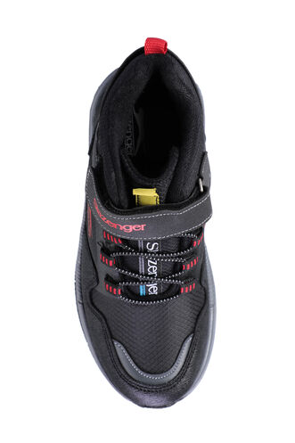 Slazenger KENZIE Erkek Çocuk Bot Siyah - Kırmızı - Thumbnail