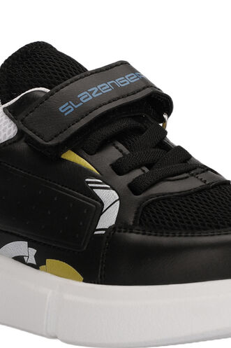 Slazenger KEPA Sneaker Boys' Shoes Black - White - Thumbnail