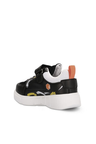 Slazenger KEPA Sneaker Boys' Shoes Black - White - Thumbnail