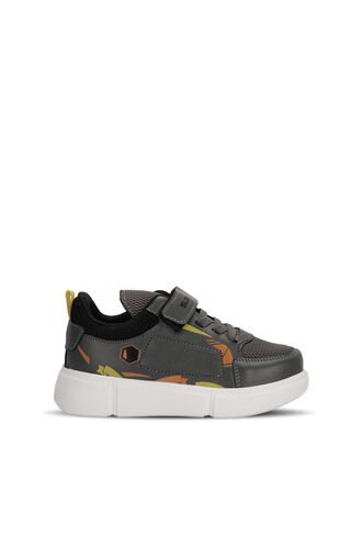 Slazenger - Slazenger KEPA Sneaker Boys' Shoes Dark Gray - Yellow